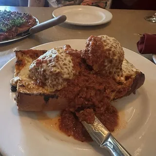 Giant Meatball Sandwich