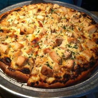 Chicken Alfredo Pizza