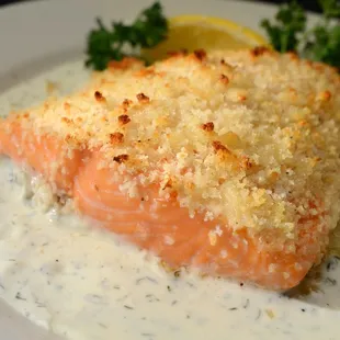 Horseradish Encrusted Salmon