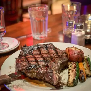 ribeye steak at 50% off, so well seasoned and tasty