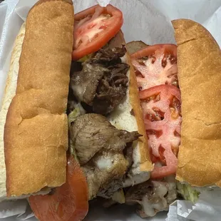 Cheesesteak hoagie