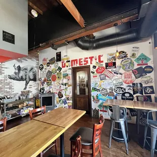 interior, sushi and sashimi