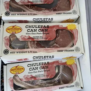 three packages of chilitass