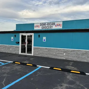 the entrance to the store