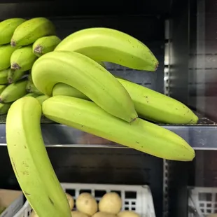 bananas and potatoes