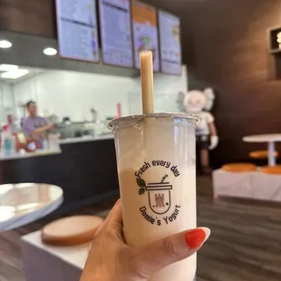 Durian Yogurt- yummy and refreshing