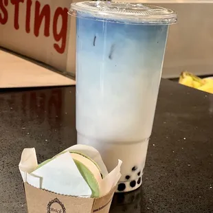 Blue Cloud Coconut Milk T14. White Peach Oolong Tea