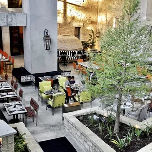 Our open-air seating area
 
 Photo by Amanda Spencer