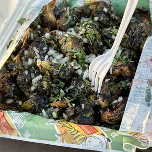 Fried Brussel Sprouts