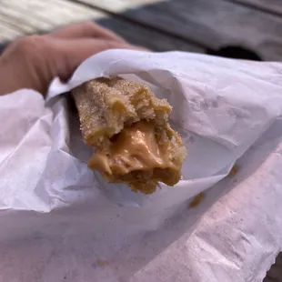 It's filled in the middle!