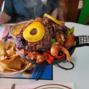 a plate of food