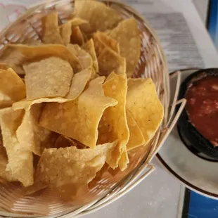 Chips and salsa...