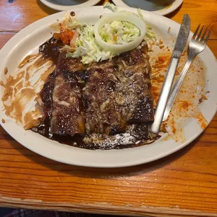 Las peores enchiladas de mole