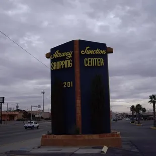 The strip mall, 'Dominguez' is located at.