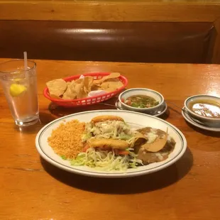 Beef and chicken Gorditas