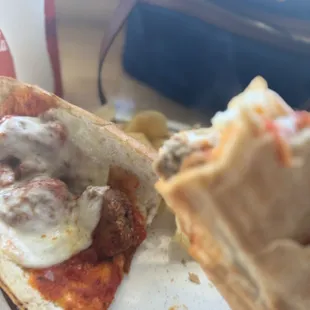 Meatball sandwich