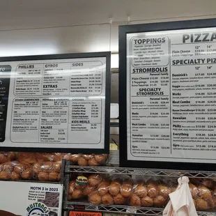 Menu boards