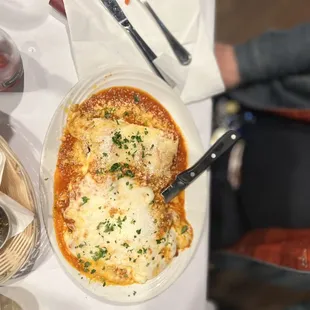 Lasagna &amp; Chicken , $31