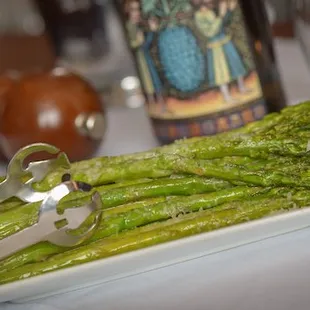 Broccoli, Spinach or Asparagus sautéed - olive oil - sea salt - shaved parmesan