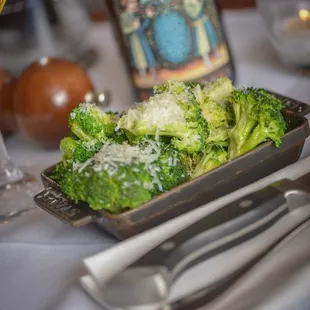 Broccoli, Spinach or Asparagus sautéed - olive oil - sea salt - shaved parmesan