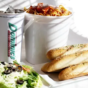 a plate of food and a drink