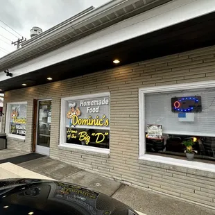 Front exterior of restaurant