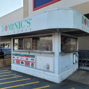 the outside of the store