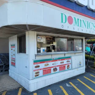 the outside of the store