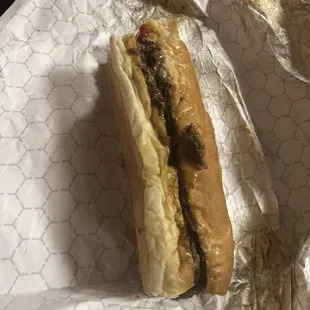 Philly Cheese Steak Sandwich