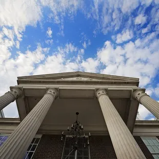 Summer skies at Dominion House in Guthrie, Oklahoma