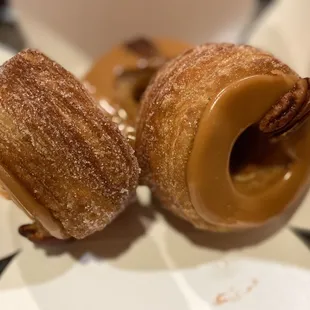 My least favorite Cronut flavor thus far: (Sept 2023) Pecan &amp; Salted Bourbon Caramel. And they way they boxed it up was a hot mess