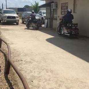 Must be good if law enforcement frequents the place