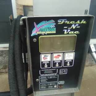 Fresh n vac..to vacuum your vehicle and if you want, you can add a scent!