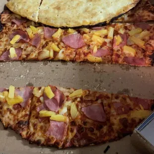 This is how the pizza came