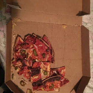 Opened the box to this mess...