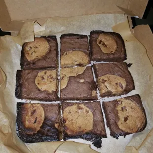 complimentary BURNT brownies