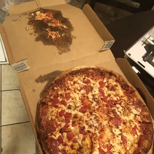 pizza, food