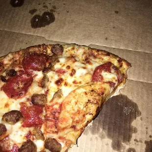 Imagine that bubble, on 35% of the pizza.  Wish it were cheese and toppings, first world problems.