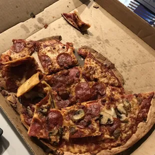 pizza, food