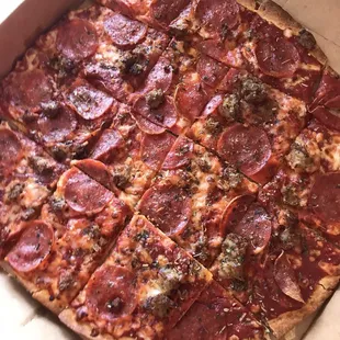 My thin crust two topping