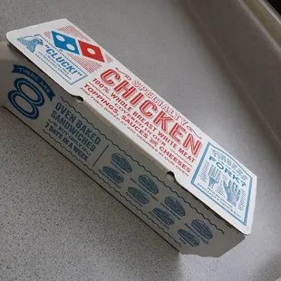 a box of chicken