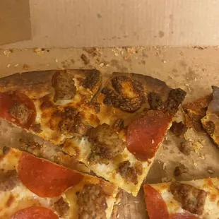pizza, food