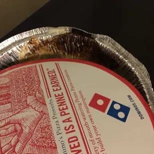 Burnt stuff in pasta