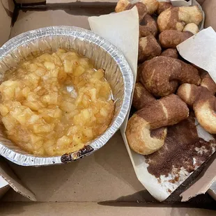 food, donuts, dough desserts