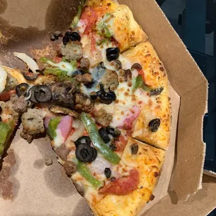 The remaining portion after a hungry pack devoured it.