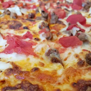 Cheeseburger Pizza - Thin Crust