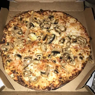 a pizza in a box