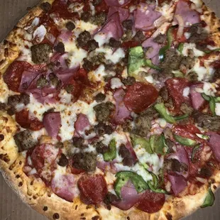 They forgot to cut my pizza and it was so cold I had to bake it in my oven before eating it.