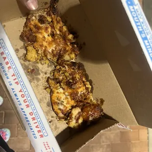 FRESH OUT THE OVEN HUH?? MORE LIKE FRESH OFF THE FLOOR &amp; SERVED