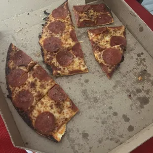 The pizza that was delivered to my family. Who does this?